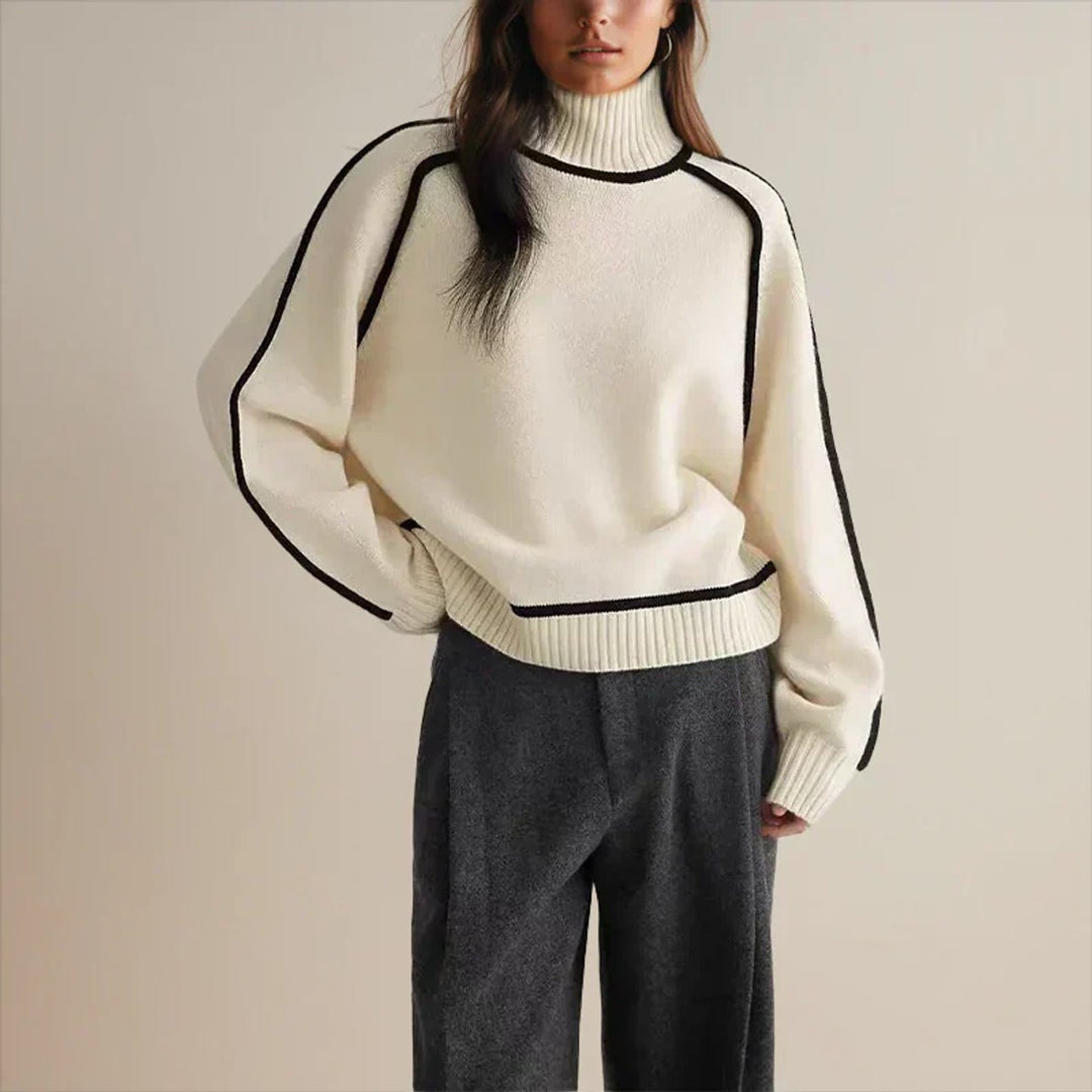 Sophie | Turtleneck Sweater – Elegant Oversized Style for Women