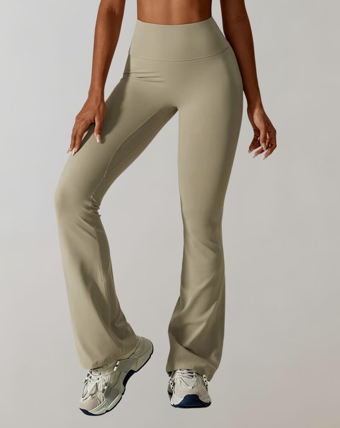 Evelyn | Chic High-Waist Wide Leg Yoga Pants