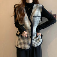 Ursula | Elegant And Sophisticated Double Breasted Textured Vest