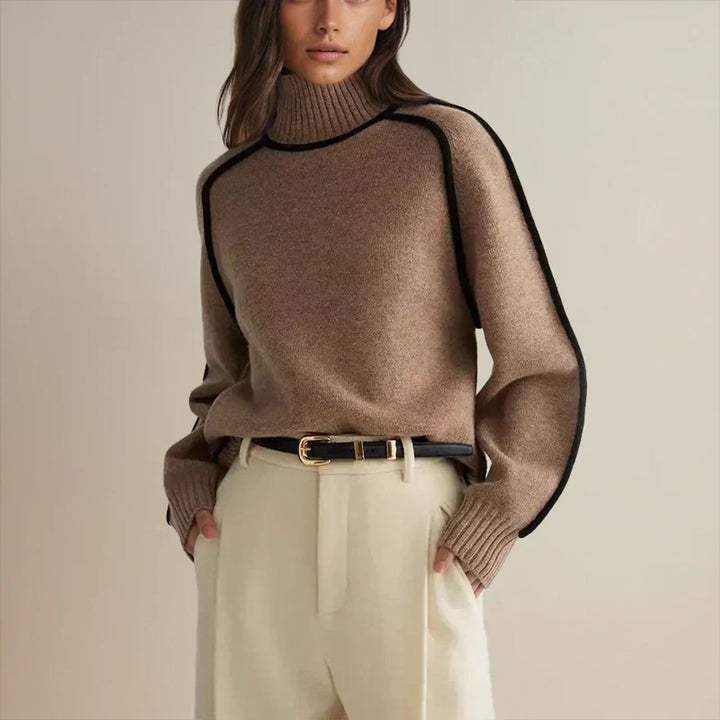 Sophie | Turtleneck Sweater – Elegant Oversized Style for Women
