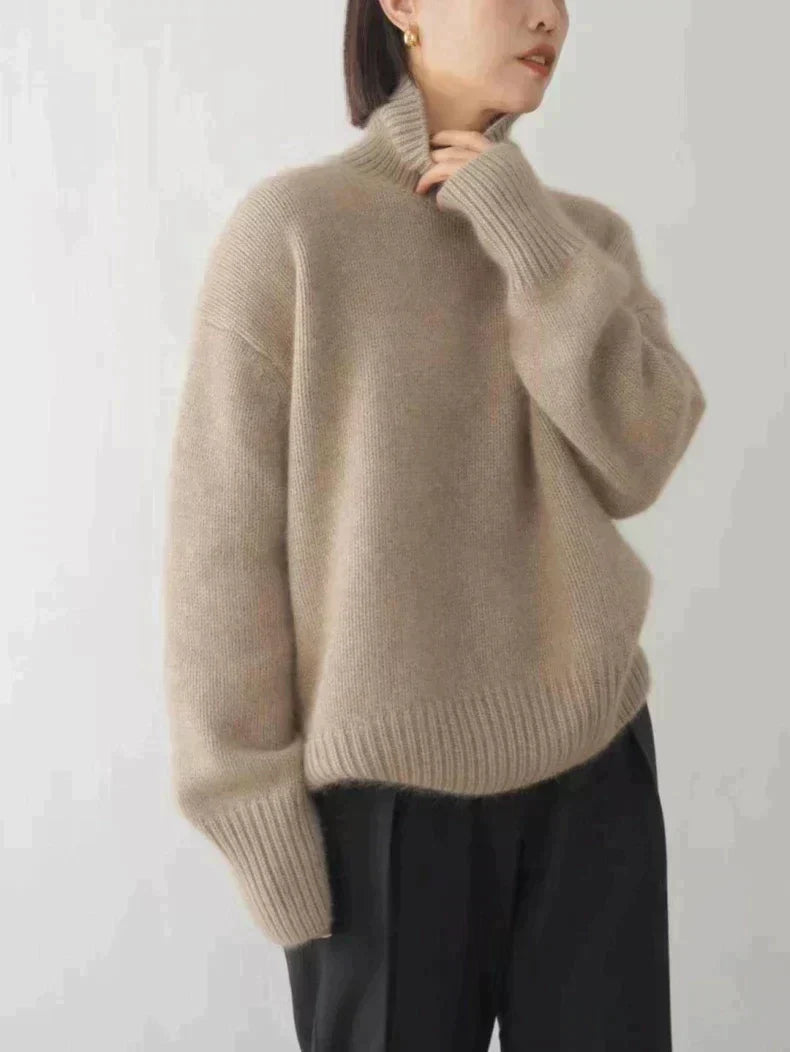 Isabella | Sweaters – Soft Cashmere Turtleneck for Women