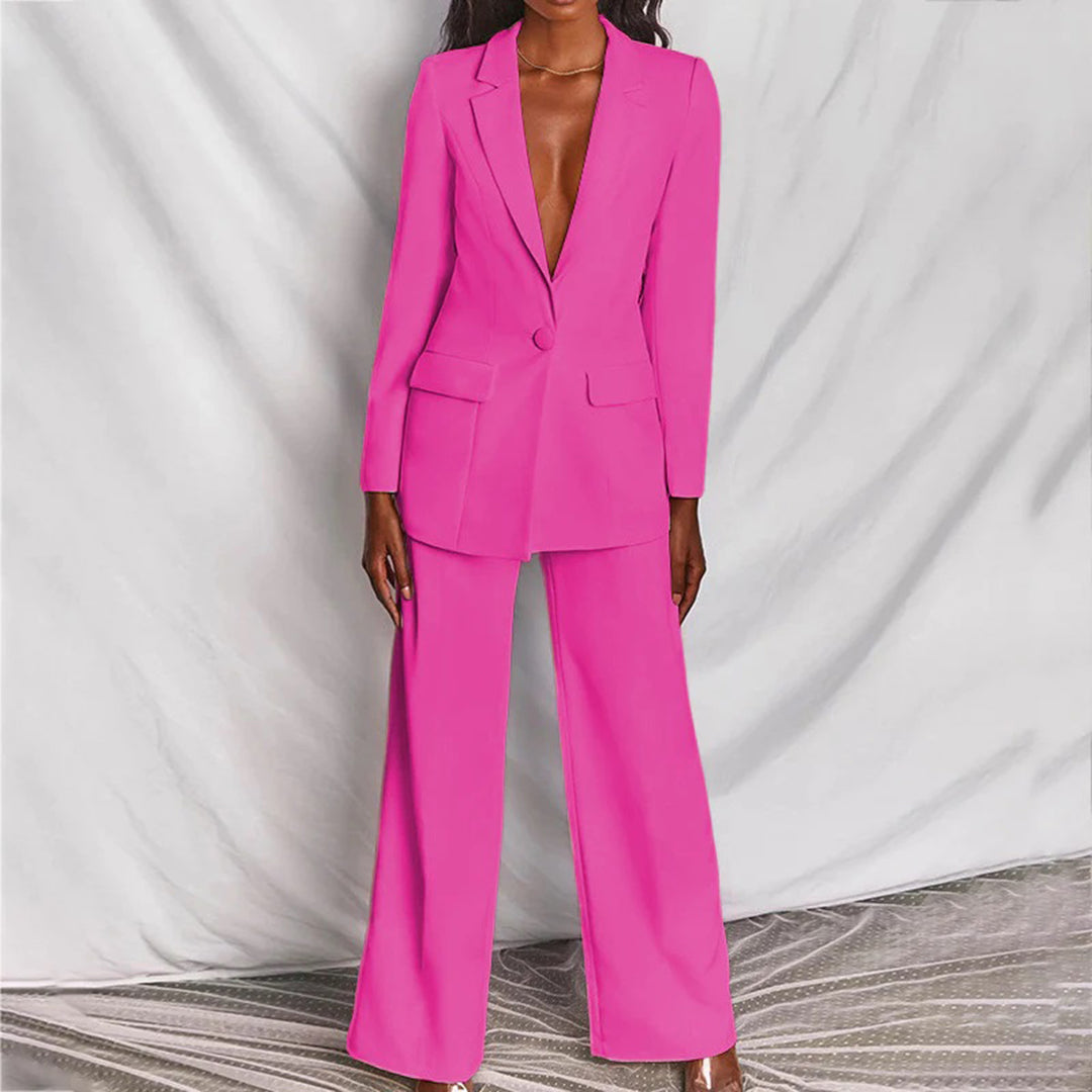 Valeria | Elegant And Sophisticated Blazer And Trouser Set For Women