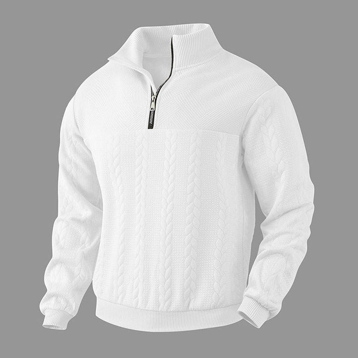 Andreas | Knit Sweater – Stylish Quarter-Zip Design for Men