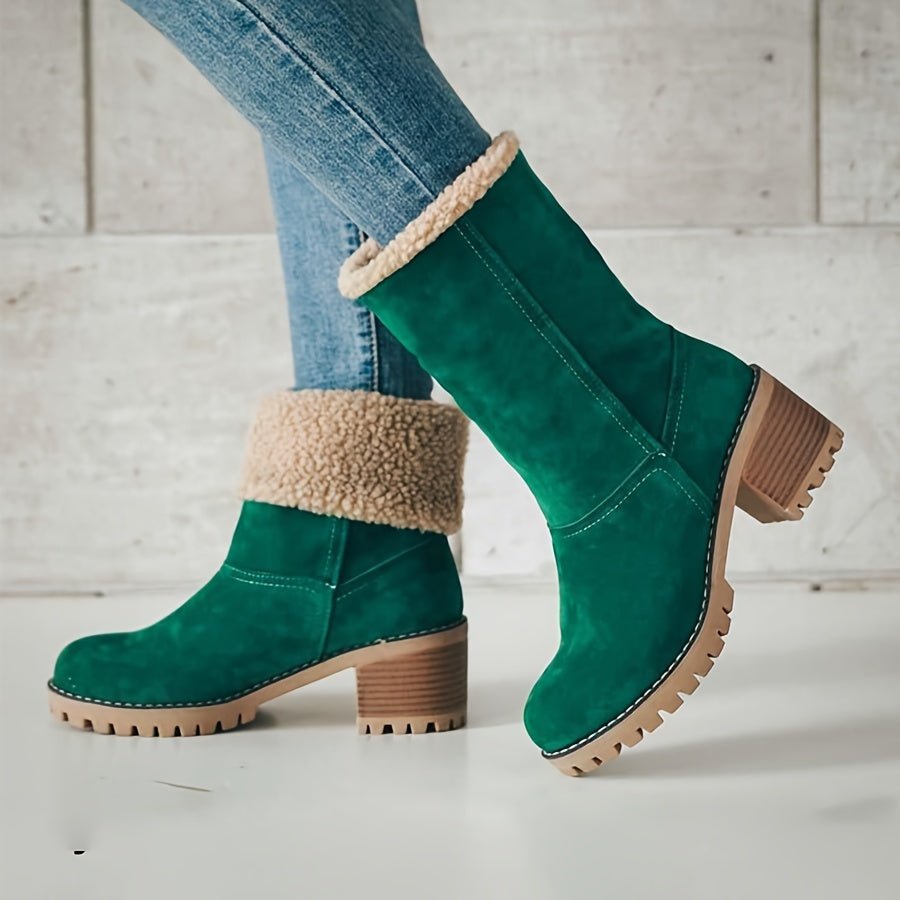 Lea | Unique And Vibrant Mid Calf Boots