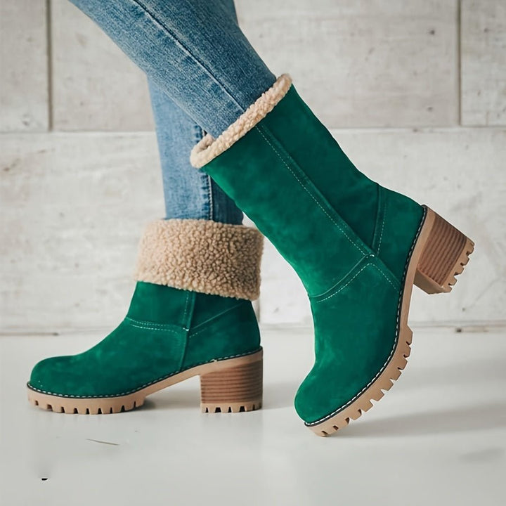 Lea | Unique And Vibrant Mid Calf Boots
