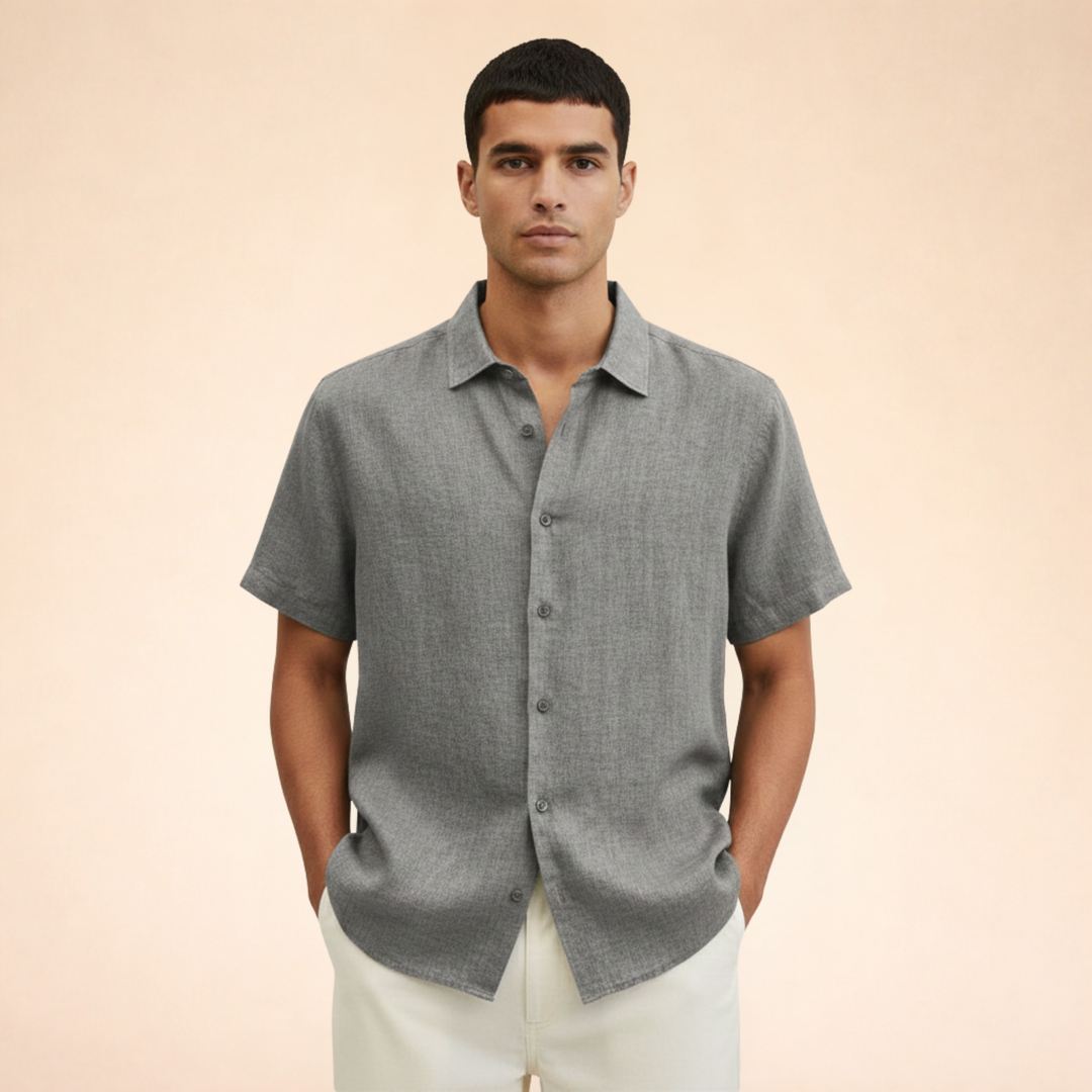 Alexander| Chemise en lin homme élégante et respirante