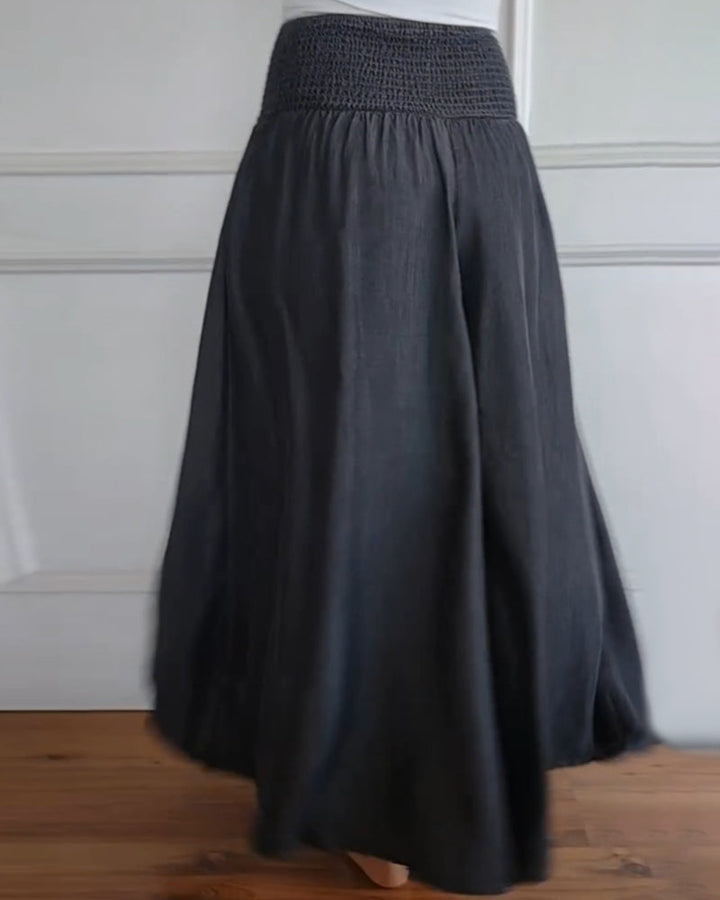 Charlotte | Classic And Refined Cotton Wide Leg Pants