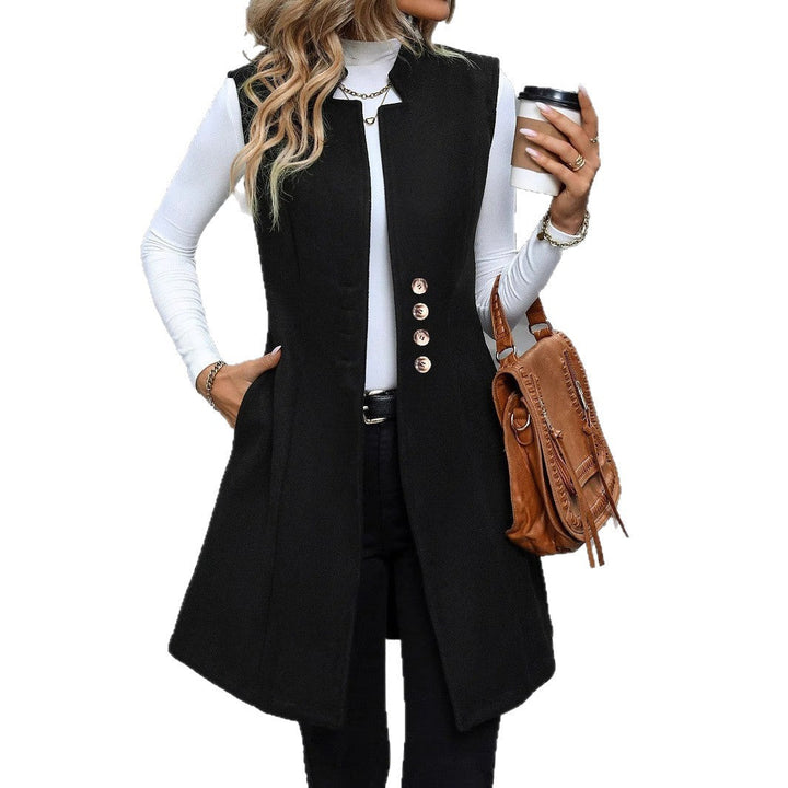 Sophia | Elegant And Chic Buttoned Tailored Vest