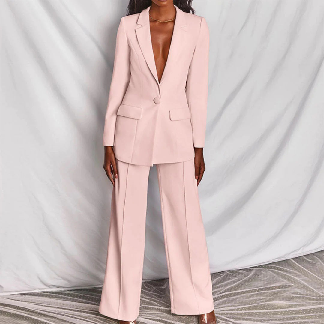 Valeria | Elegant And Sophisticated Blazer And Trouser Set For Women