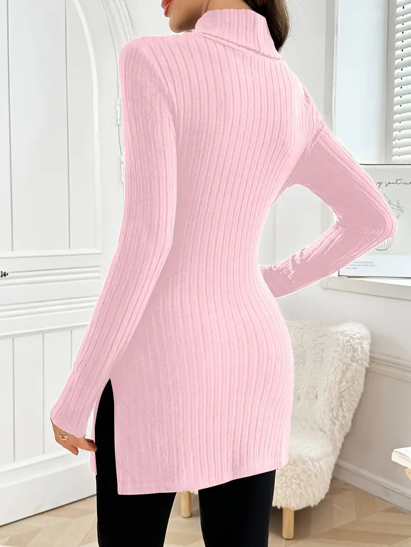 Sarah | Turtleneck Sweater – Elegant Slim Fit Style for Women