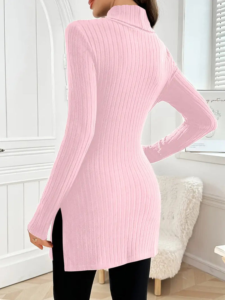 Sarah | Turtleneck Sweater – Elegant Slim Fit Style for Women