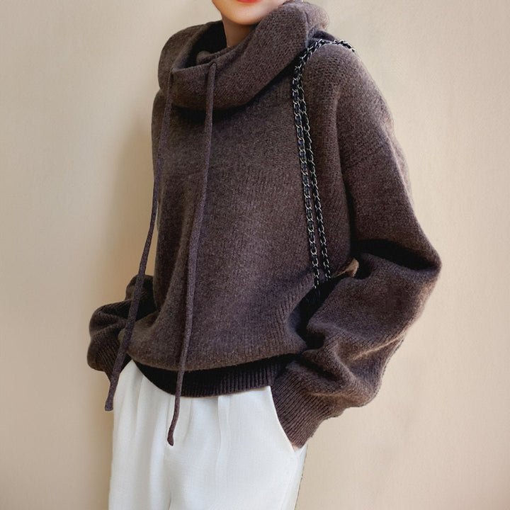 Elfriede | Turtleneck Sweater – Cozy Oversized Hoodie for Women