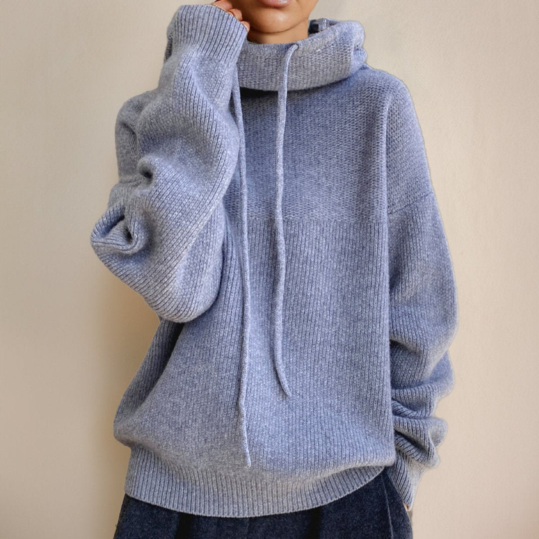 Elfriede | Turtleneck Sweater – Cozy Oversized Hoodie for Women