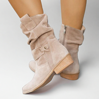 Della | Relaxed-Fit Slouch Ankle Boots