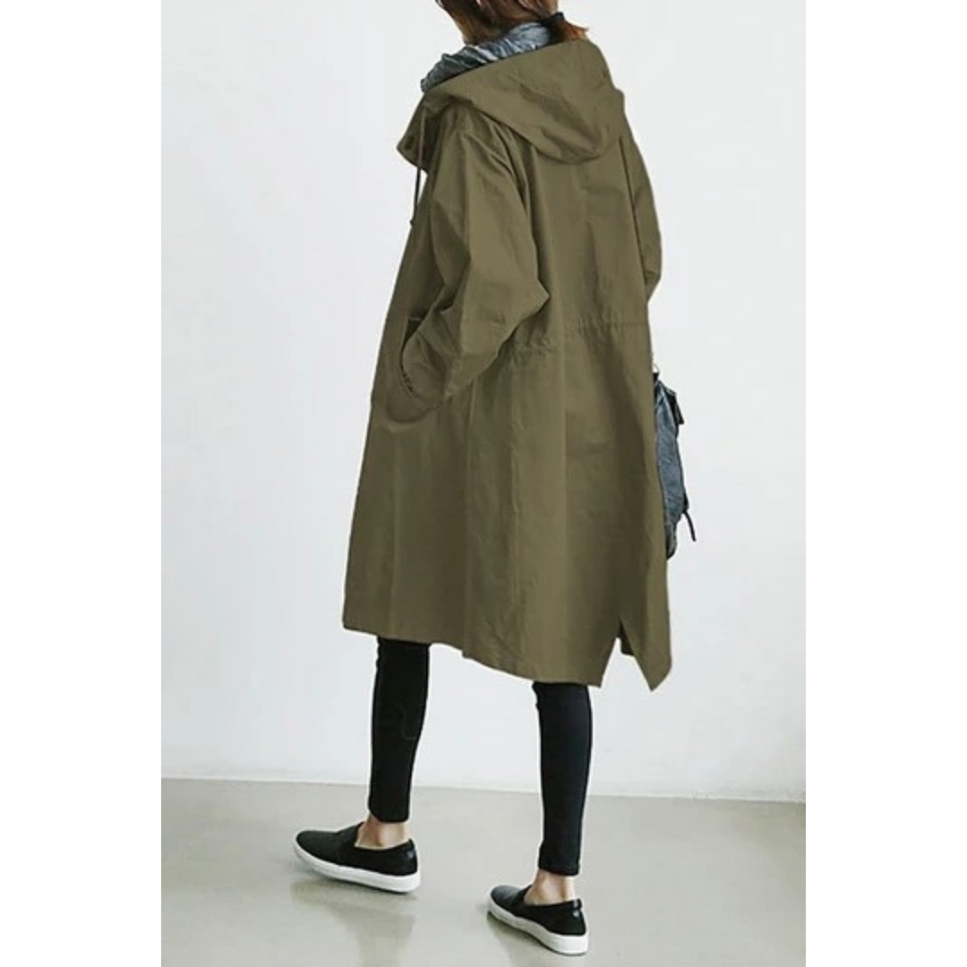 Madeline | Elegant Hooded Trench Coat For Timeless Everyday Style