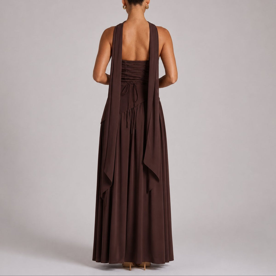 Alice | Fall Wedding Elegant And Stylish Maxi Dress