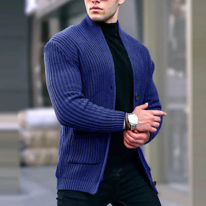 Logan | Contemporary Utility Knit Cardigan For Men