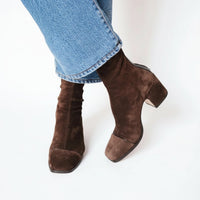 Stella | Modern Square-Toe Ankle Boots
