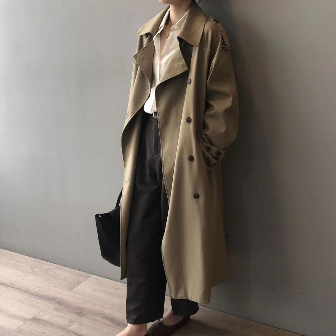 Charlotte | Trench doppiopetto idrorepellente per uno stile senza tempo