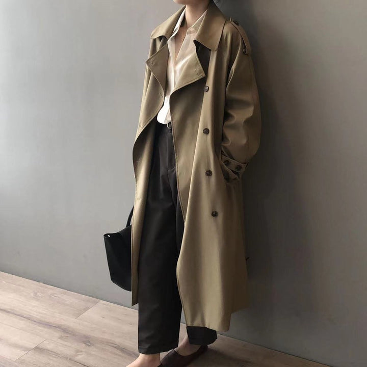Charlotte | Trench doppiopetto idrorepellente per uno stile senza tempo