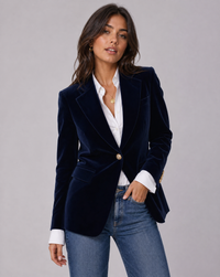 Vivienne | Luxurious And Elegant Velvet Blazer For Women