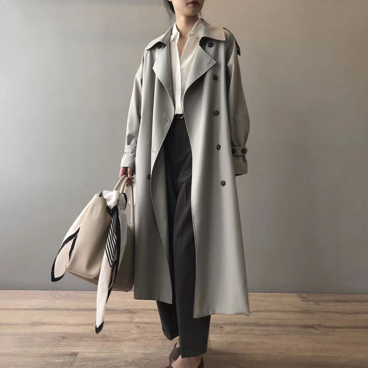 Charlotte | Trench doppiopetto idrorepellente per uno stile senza tempo
