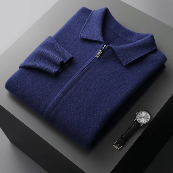 Liam | Modern And Versatile Full-Zip Knit Cardigan