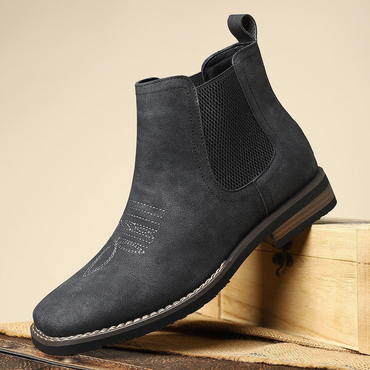 Benjamin | Classic Orthopedic Leather Chelsea Men Boots