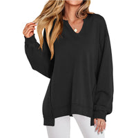 Madison | Cozy And Relaxed Oversized V-Neck Tunic Top