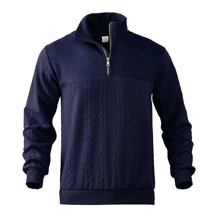 Andreas | Knit Sweater – Stylish Quarter-Zip Design for Men