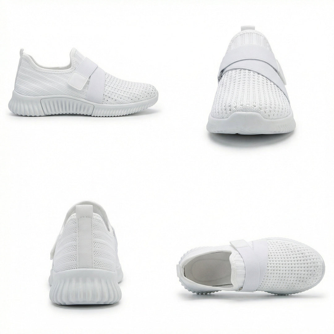 Hannah | Sneakers ortopediche slip-on regolabili con cinturino