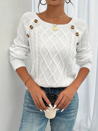 Freya | Timeless Cable Knitted Sweater for Winter Comfort