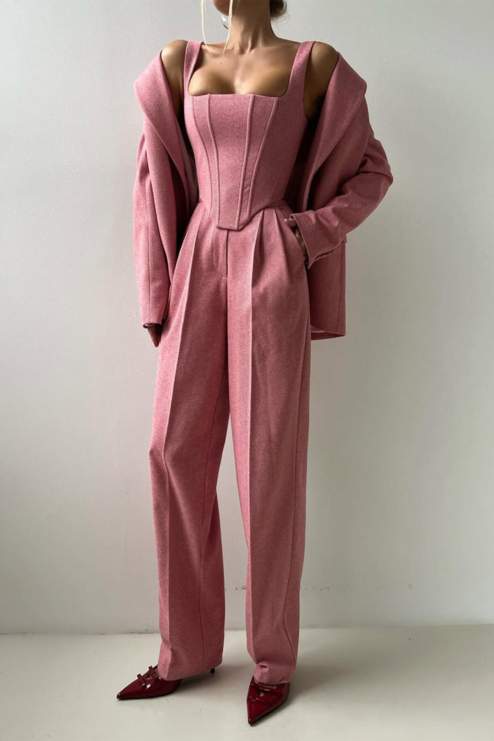 Elena | Elegant And Versatile Three-Piece Blazer Set For Women