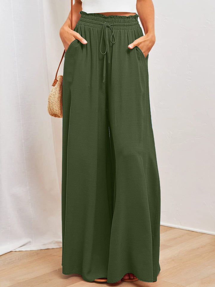 Isabella | Breezy And Elegant Wide Leg Palazzo Pants