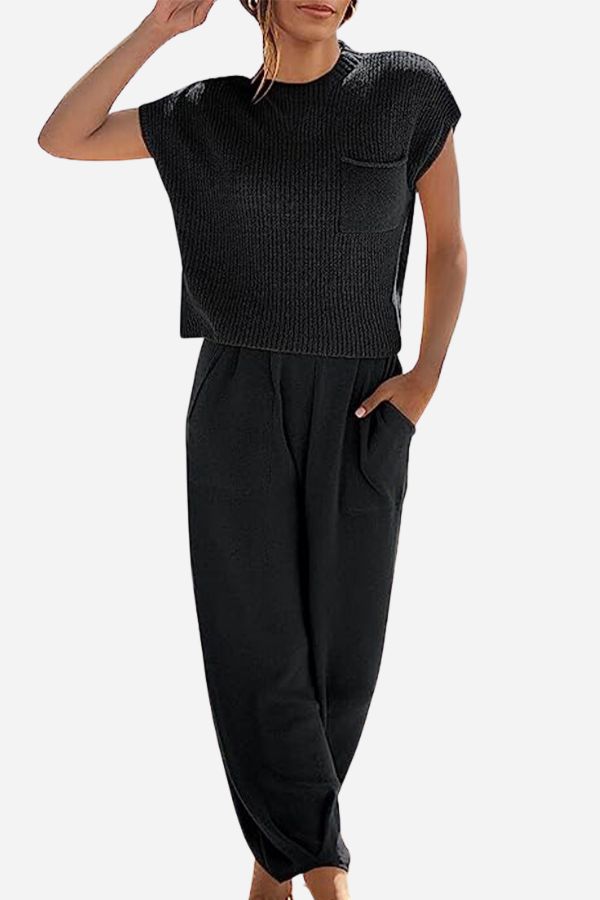 Katrin | Completo elegante e confortevole di due pezzi in maglia