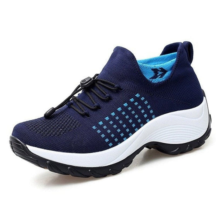 Isabella | Orthopedic Cushioned Platform Lace-Up Sneakers