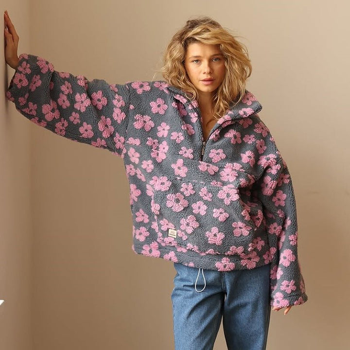 Daisy | Sweaters – Cozy Floral Hoodie for Women