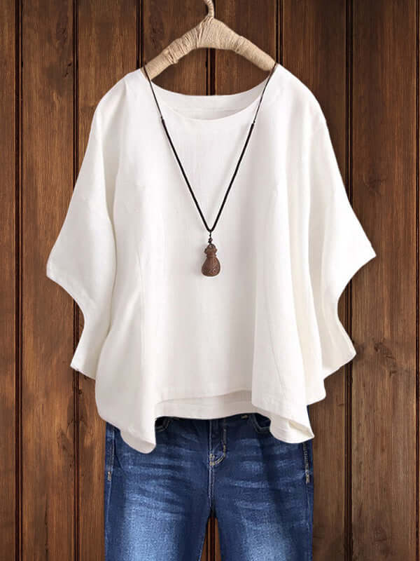 Bella | Relaxed Dolman Sleeve Everyday Tunic Top