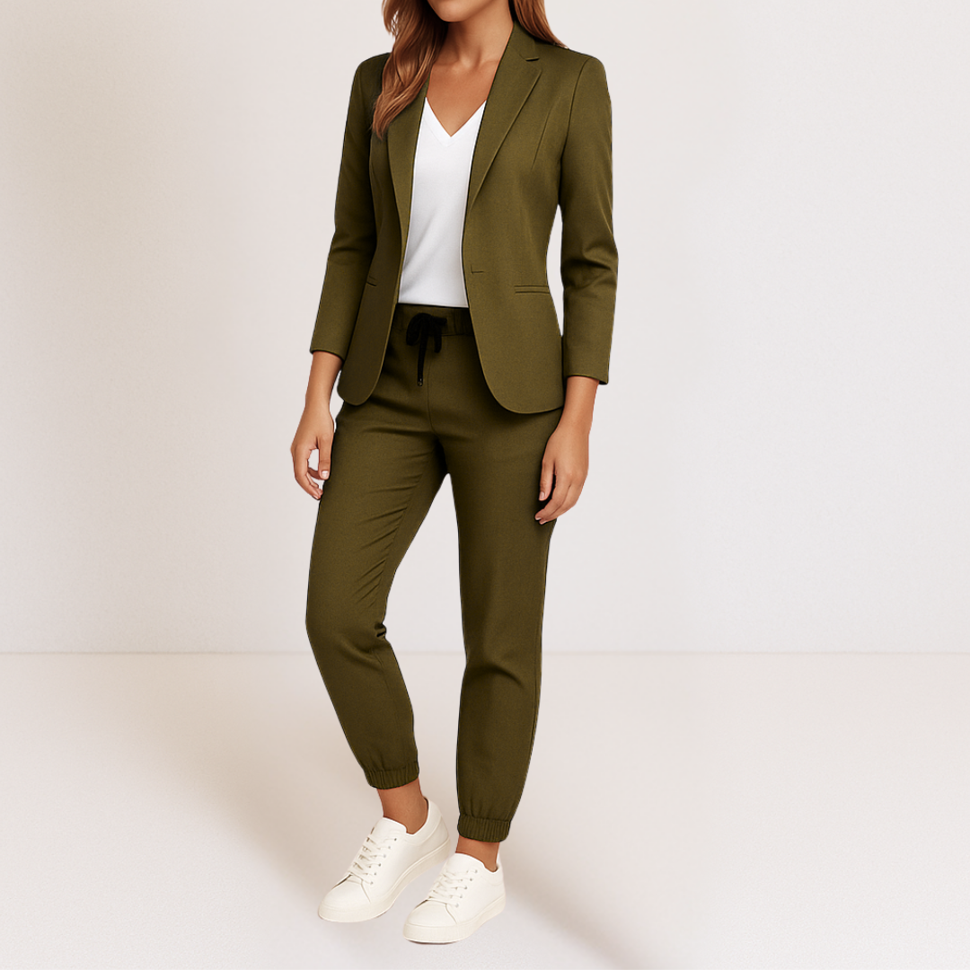 Livia | Elegant And Comfortable Blazer And Jogger Set For Women