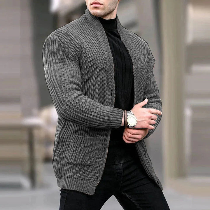 Logan | Contemporary Utility Knit Cardigan For Men