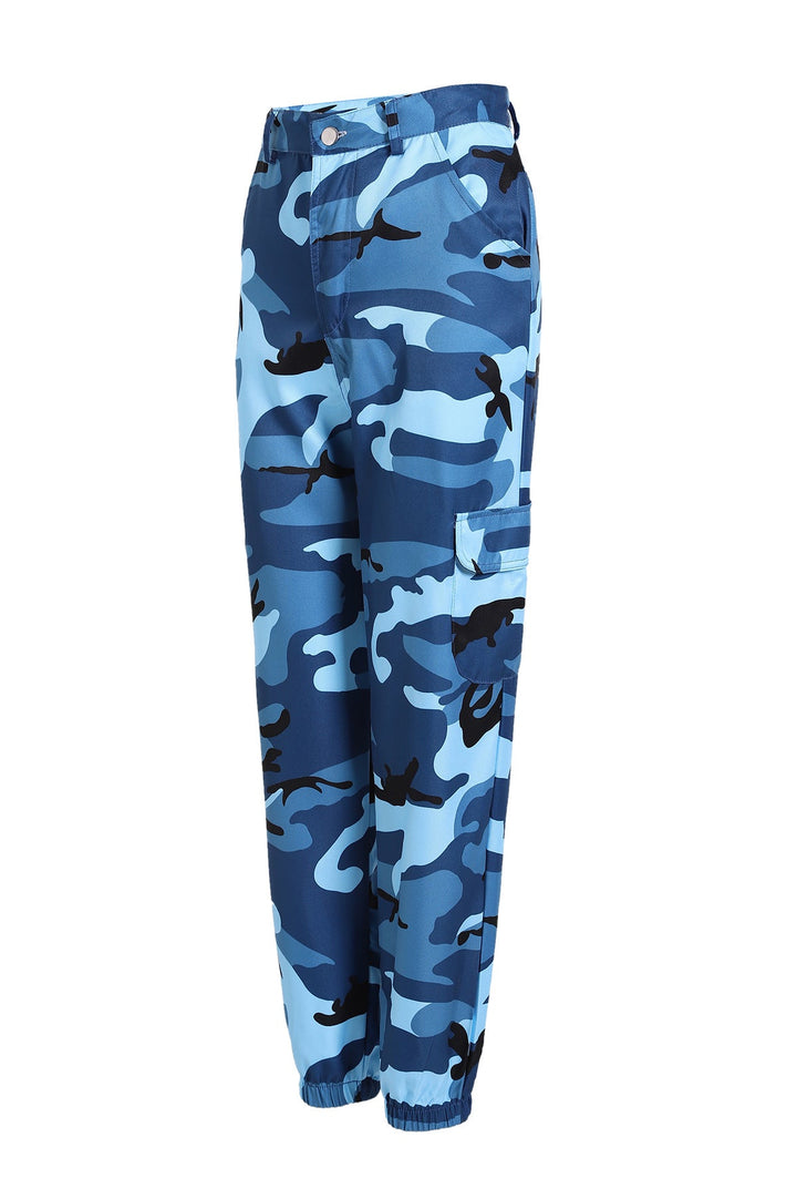 Anna | Bold And Trendy Camouflage Cargo Pants