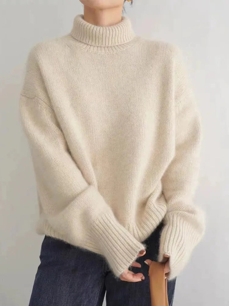 Isabella | Sweaters – Soft Cashmere Turtleneck for Women