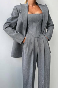 Elena | Elegant And Versatile Three-Piece Blazer Set For Women
