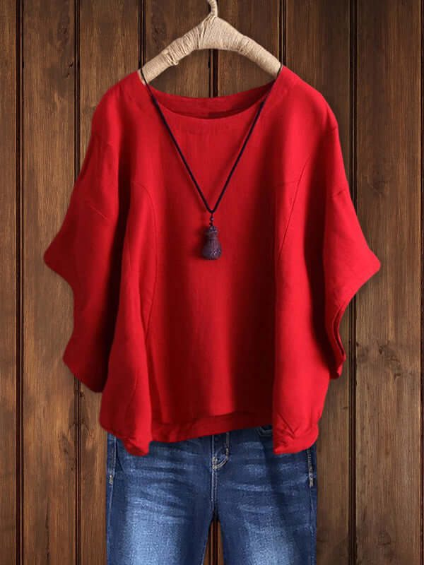 Bella | Relaxed Dolman Sleeve Everyday Tunic Top