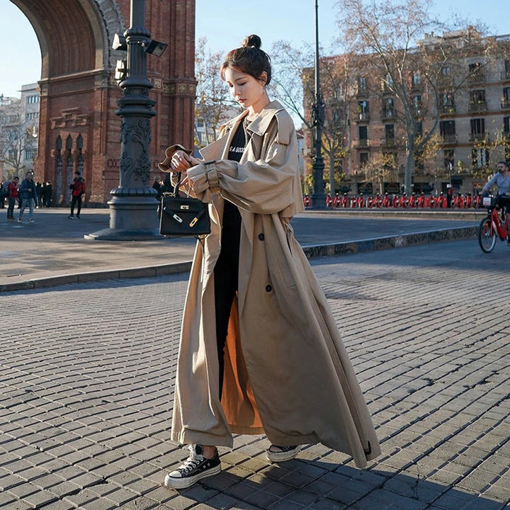Sophia | Übergroßer und langer Trenchcoat