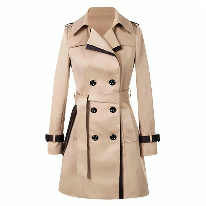 Genevieve | Refined Belted Longline Trench Coat