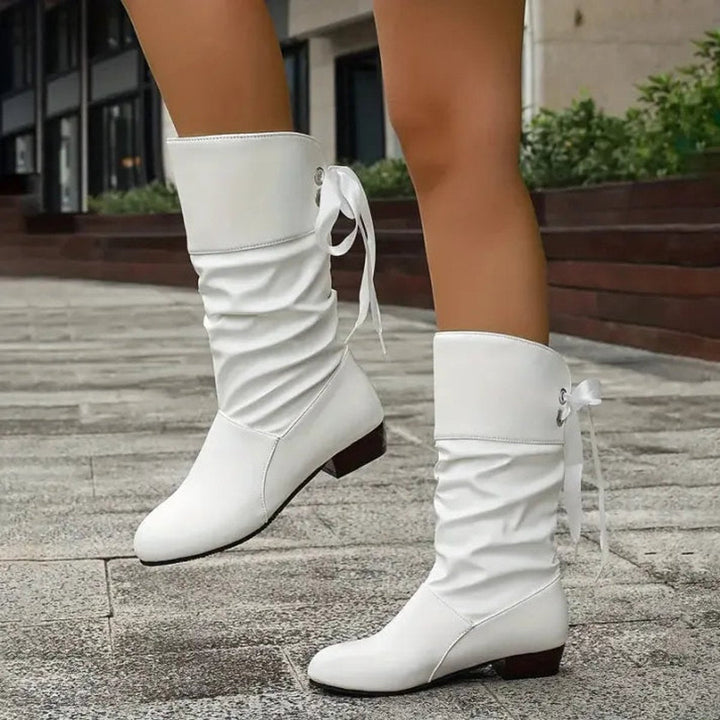 Scarlett | Slouchy Lace-Up Ankle Boots