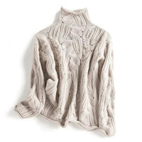 Isla | Cozy And Refined Cable Knit Turtleneck Sweater