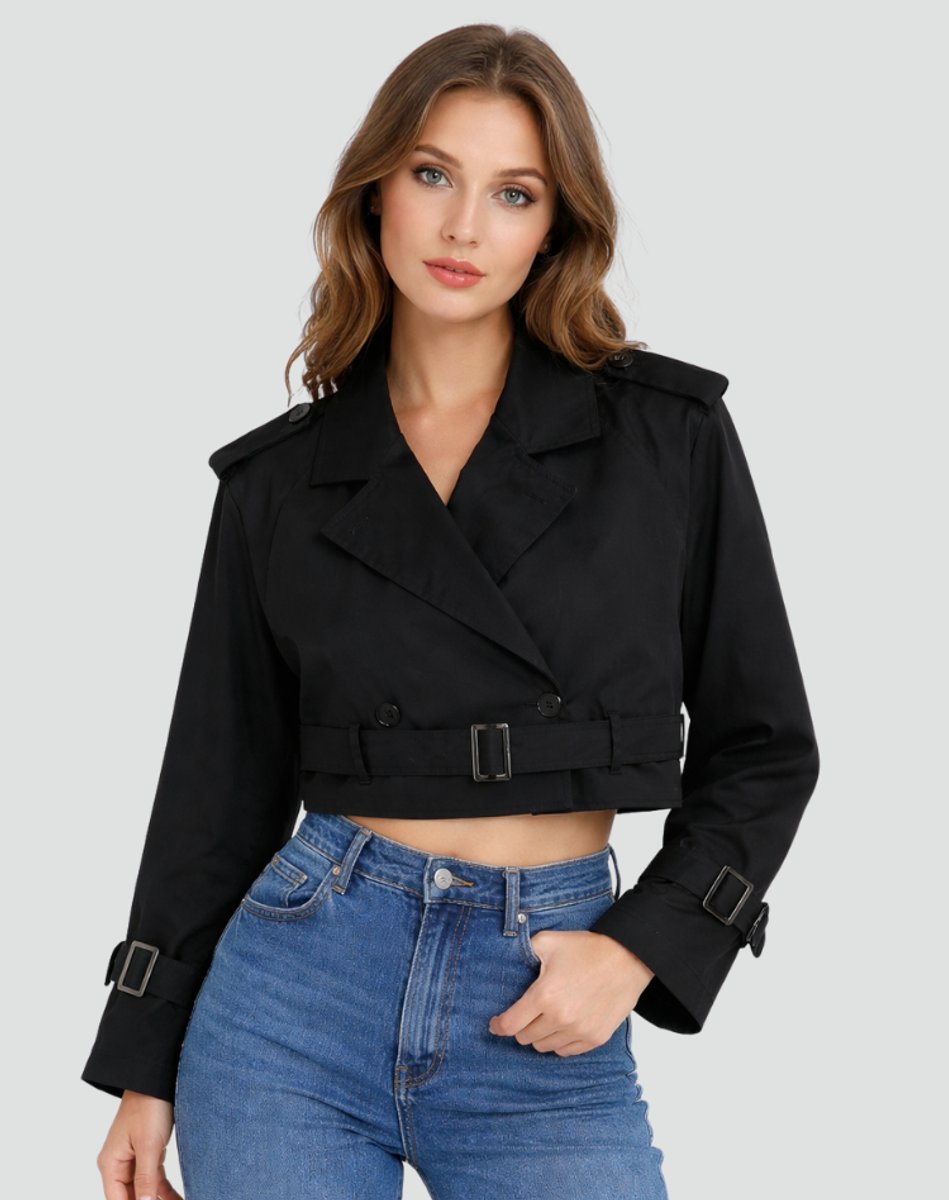 Emma | Short Tailored Trench Coat