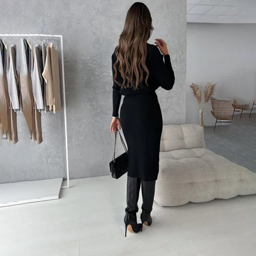 Victoria | Ensemble deux pièces raffiné et intemporel avec pull et jupe